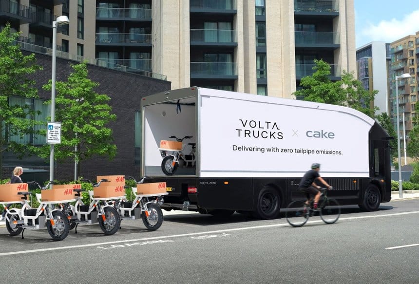 Volta Trucks et Cake vont tester du dernier km tout électrique pour H&M dans
Paris