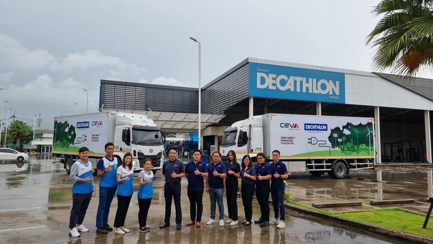 Ceva Logistics renforce sa flotte en électrique pour Decathlon