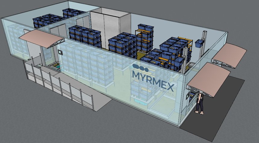 Ocado enrichit sa solution d’automatisation avec Myrmex