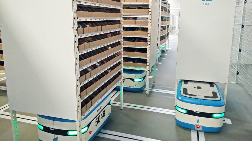 Wesco double cet été son installation robotisée Scallog