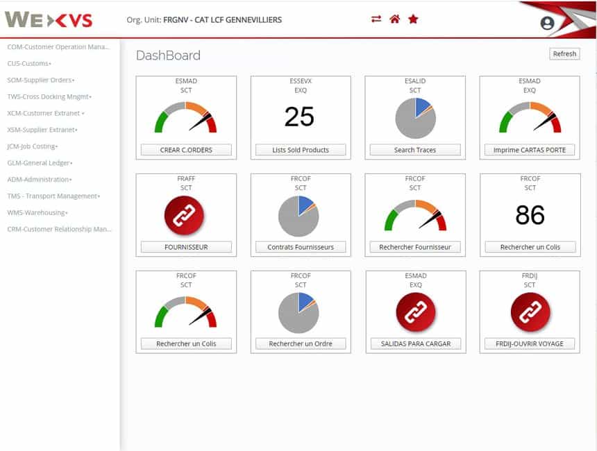 Wexlog s’appuie sur une nouvelle interface graphique