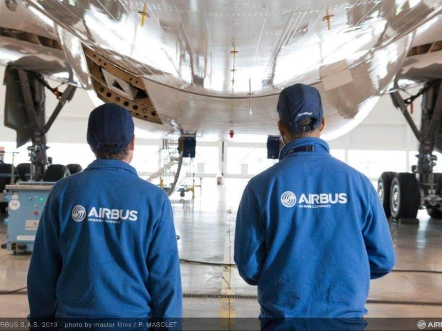 La production s’arrête 4 jours chez Airbus en France et en Espagne