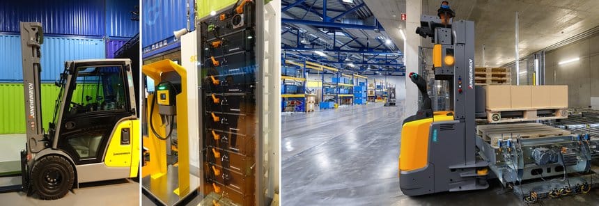 Développement de l’offre lithium-ion et AGV chez Jungheinrich