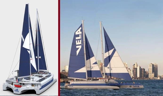Le 1er trimaran cargo de Vela sur les flots dès 2026