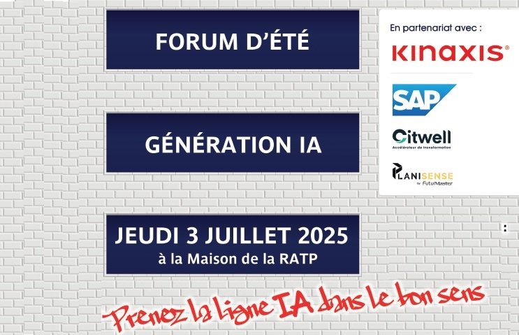 Découvrez les stations de la « Ligne IA » au Forum d’été du 3 juillet