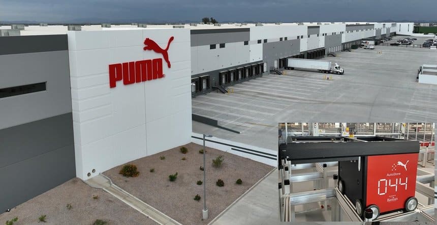 Puma déploie un AutoStore sur sa nouvelle plateforme de Phoenix