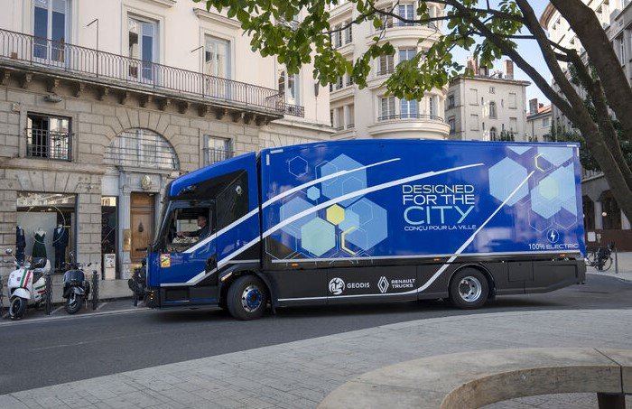 Geodis teste le camion électrique Oxygen sur Lyon et Paris