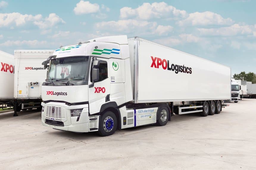En 2030, XPO effectuera 1/4 de ses livraisons en France par camion électrique