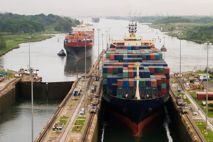 Congestions dans le canal de Panama en raison de la sécheresse