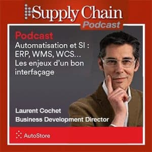 Pour ce deuxième épisode podcast d’Autostore, Laurent Cochet, Business Development Director, se prête aux questions de Maxime Rabiller sur le thème : Automatisation et SI : ERP, WMS, WCS… les enjeux d’un bon interfaçage.