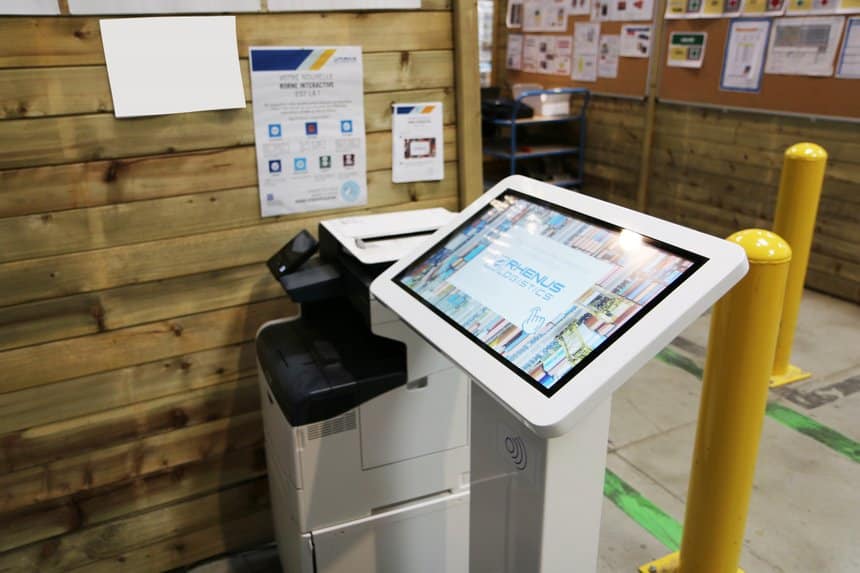 Rhenus Logistics va doter tous ses entrepôts de bornes interactives
d&rsquo;informations