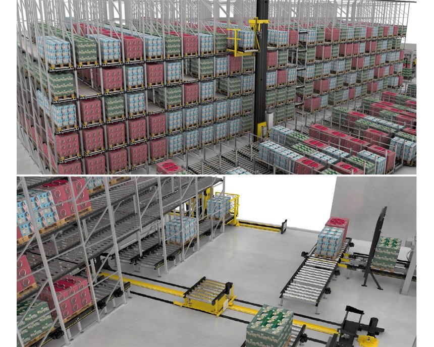Transstockeur et navette au catalogue d&rsquo;Interroll