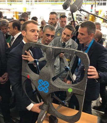 Le président Macron au fait de l&rsquo;inventaire par drone