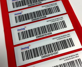 Une étiquette très fine pour les surfaces métalliques