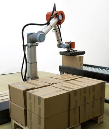 Un robot de palettisation compact chez Flexlink