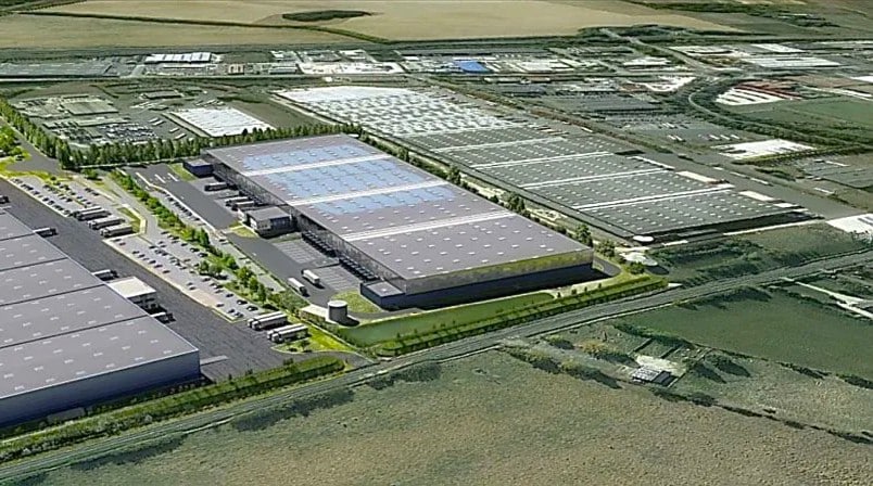 Le programme de 30.000 m² pris à bail en Befa par Jung Logistique à Tournan-en-Brie figurait depuis le début de la décennie dans le portefeuille de projets prêts à lancer d’Argan. ©A26