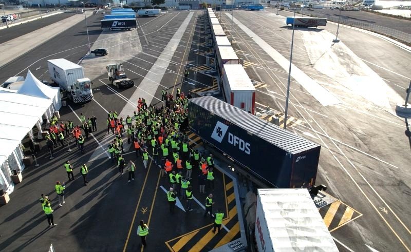 La nouvelle plateforme d’autoroute ferroviaire de Sète a nécessité un investissement de 19,4 M€ de la part de l’opérateur VIIA, de la région Occitanie, du port de Sète et de l’Etat. © Port de Sète