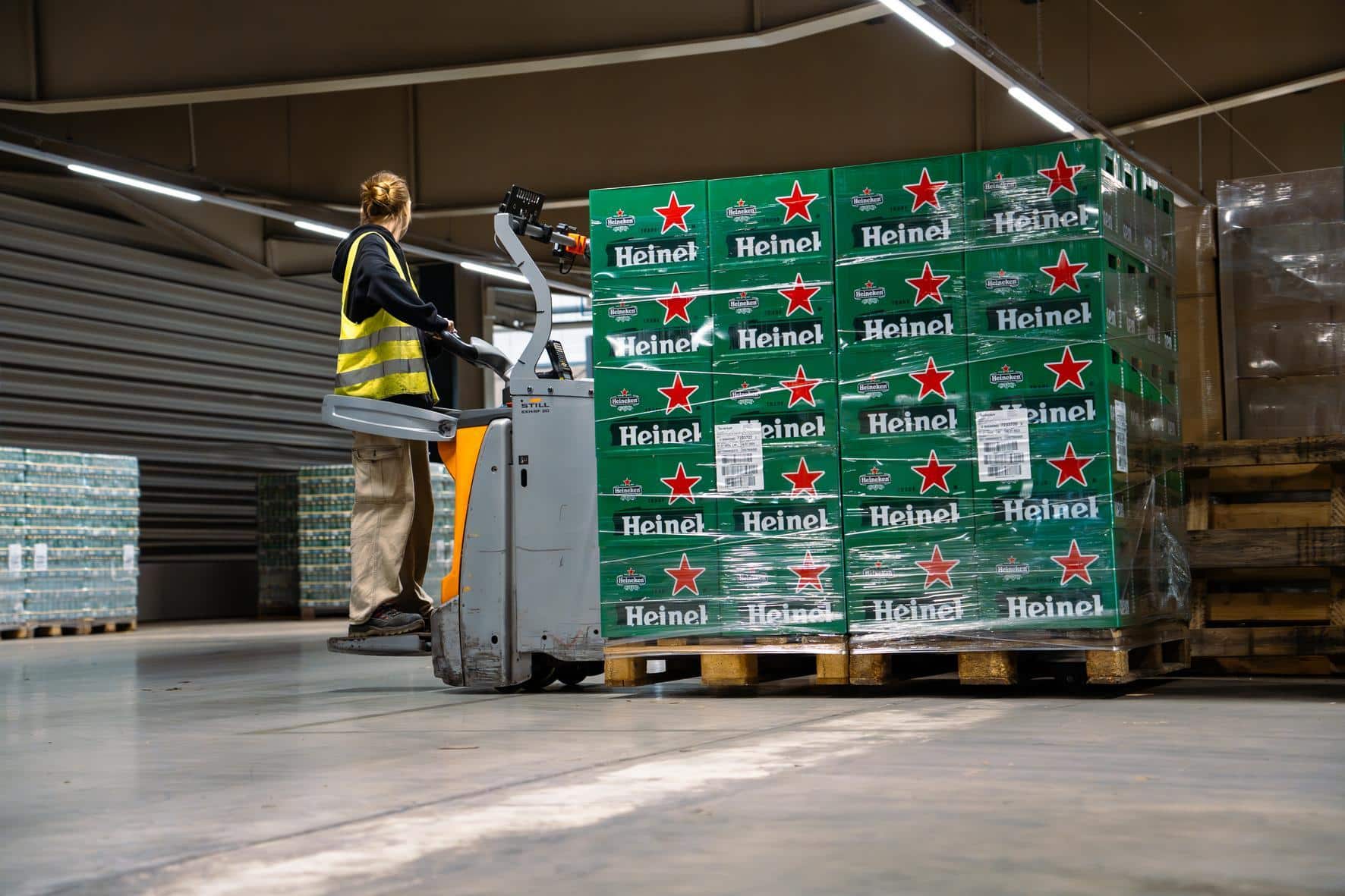 Une flotte Still 100% Lithium-Ion pour Heineken à Wieden