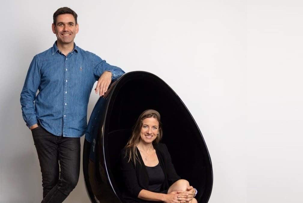 Thomas Largeron et Magali Zeller, respectivement dirigeant fondateur et directrice de La Ruche Logistique. ©Antoine Martel