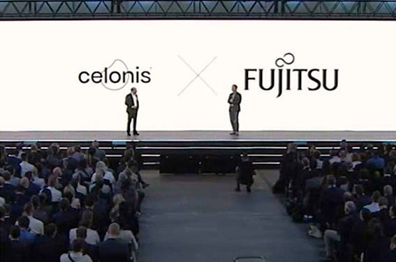 Celonis et Fujitsu sont partenaires stratégiques depuis plusieurs années (ici réunis à Celosphere, en novembre 2023 à Munich) ©Celonis