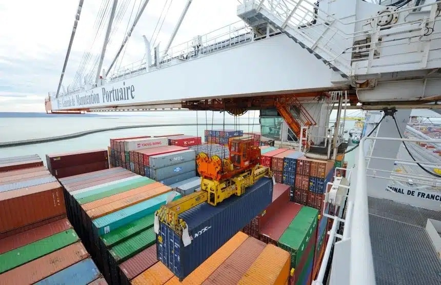 Haropa Port a traité 3,2 millions d’EVP sur 2025.©Eric Houri/Haropa Port