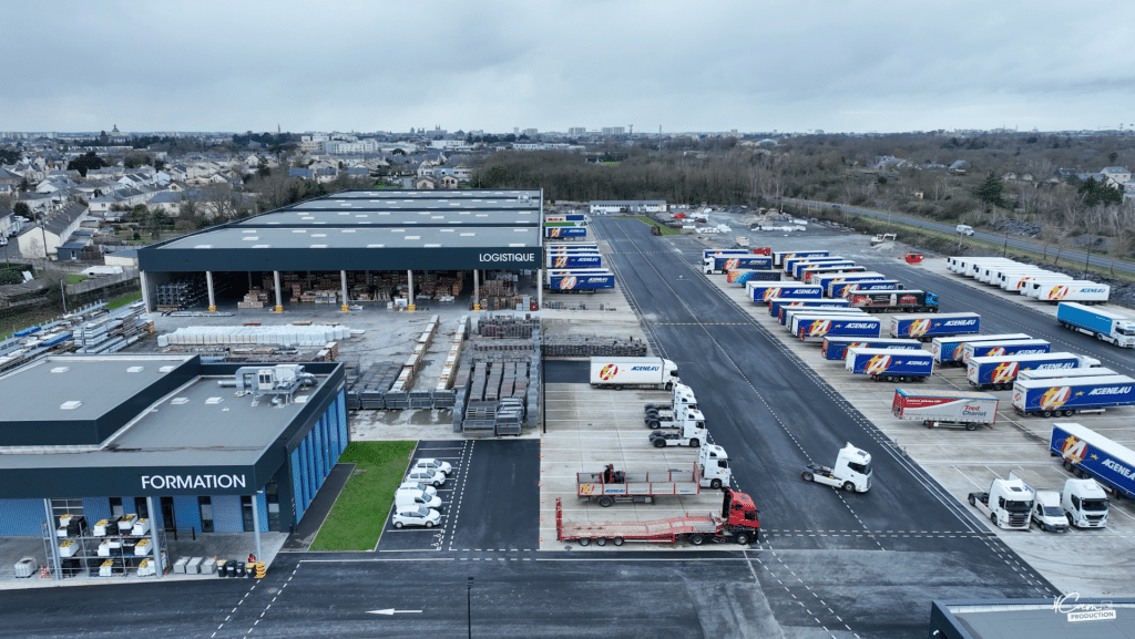 Inauguré en janvier 2025, le site Ageneau Group de Trélazé sera le premier du prestataire, en juin prochain, à être équipé de Generix WMS.© Jérémie Froger / JFcam Production