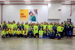 DHL SC a repris depuis le 1er février la gestion du site de distribution Sanofi de Val-de-Reuil (60 personnes), adossé à son usine de production de vaccins. ©DHL Supply Chain