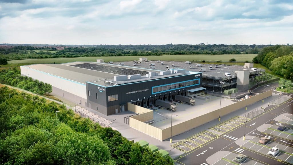 Amazon a prévu d’investir 40 M£ (environ 46 M€) dans sa nouvelle agence de livraison de Stockton-on-Tees. ©Amazon