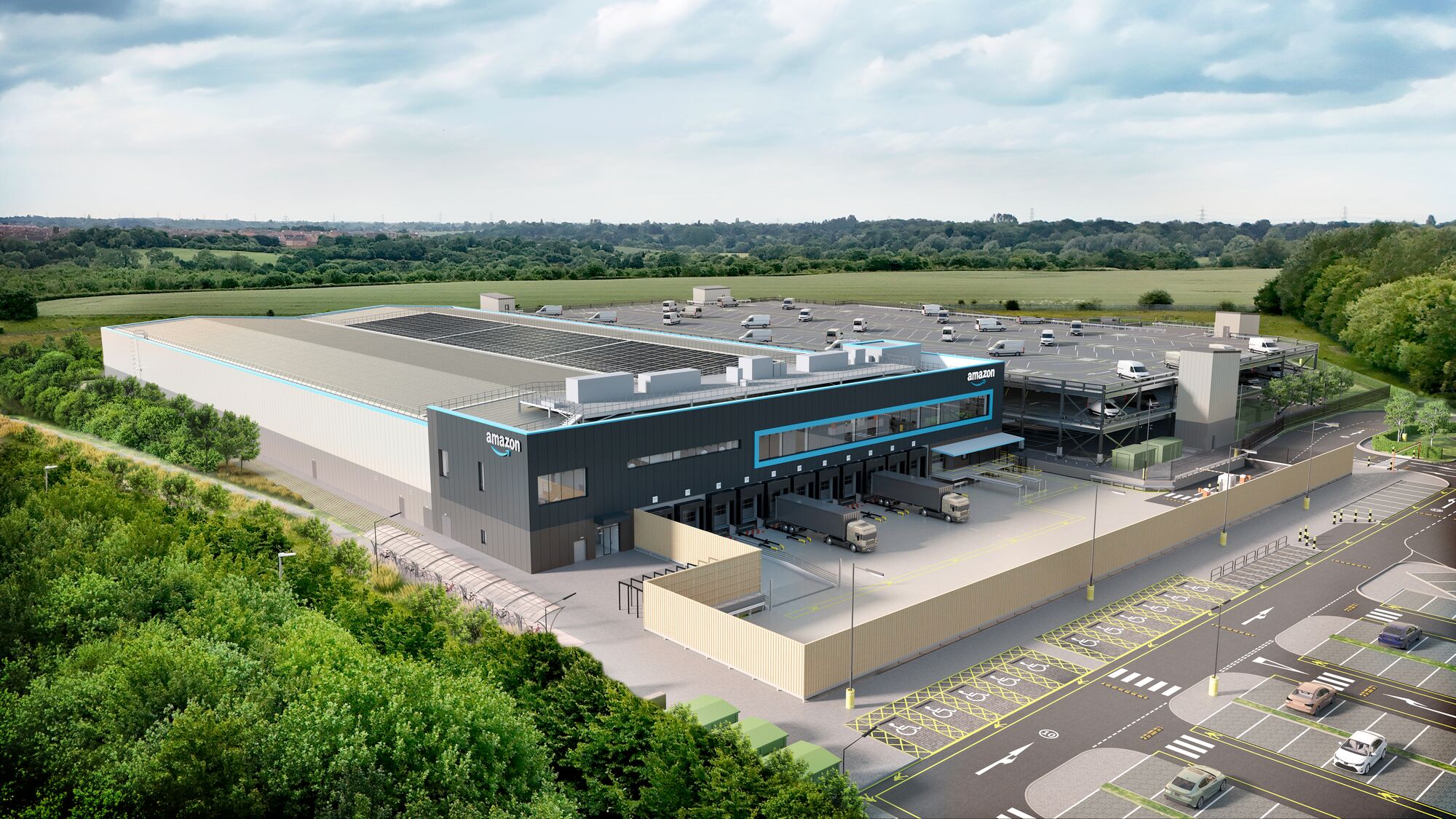 Amazon entreprend un site zéro carbone à Stockton-on-Tees