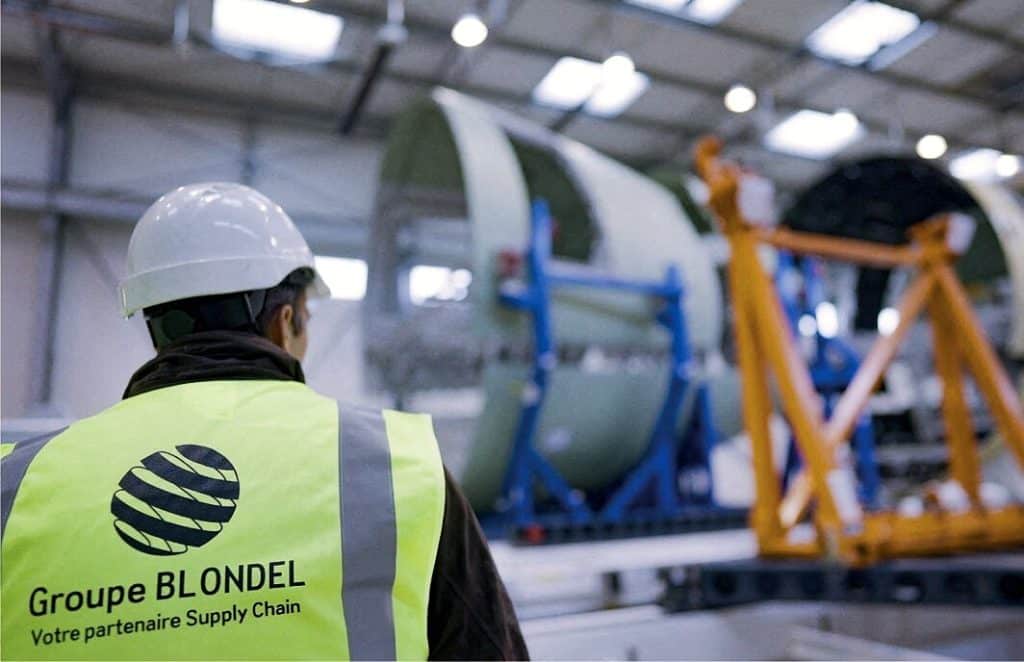 Déjà partenaire de grands acteurs de l’aéronautique, le groupe Blondel a pris en main l’orchestration de l’ensemble des flux Transport de Mecachrome.  ©Groupe Blondel