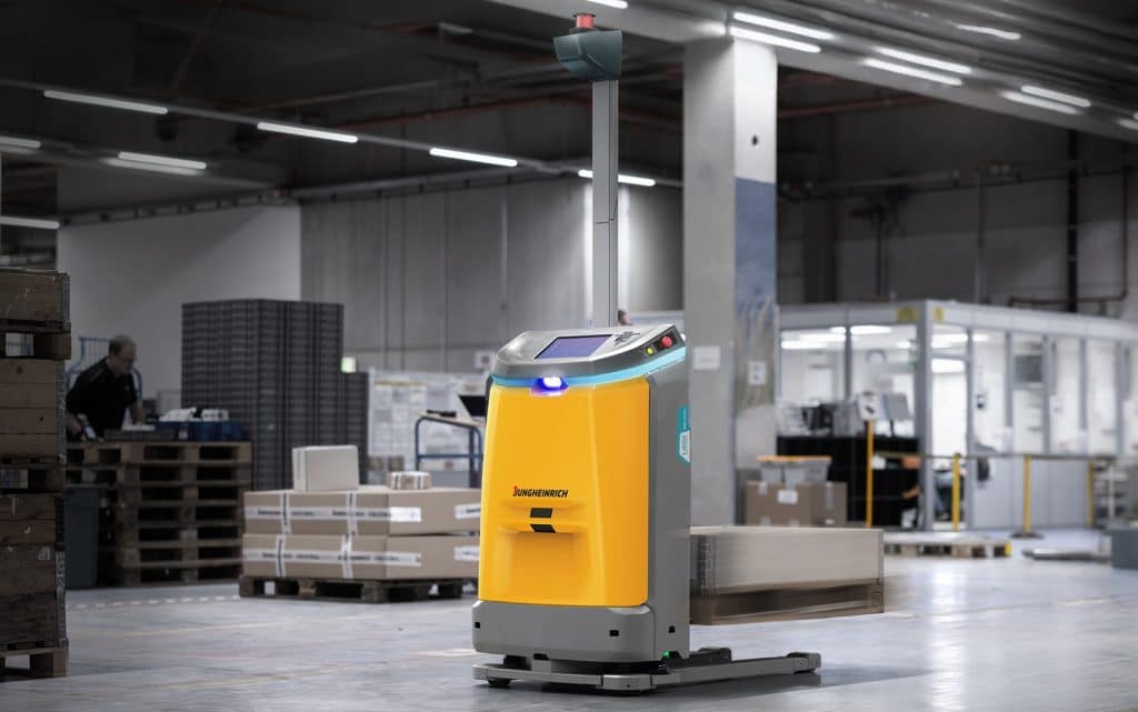 Le robot mobile autonome EAE 212a de Jungheinrich. ©Volker Strey/Jungheinrich