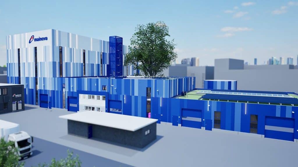 Le futur entrepôt de Mainova sera opérationnel en mars 2027. ©DR