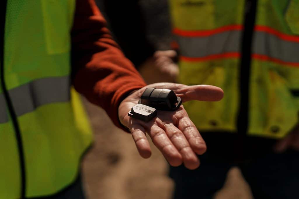 Basés sur la technologie BlueTooth Low Energy, les traceurs connectés XS de Samsara figurent parmi les plus compacts du marché. ©Samsara