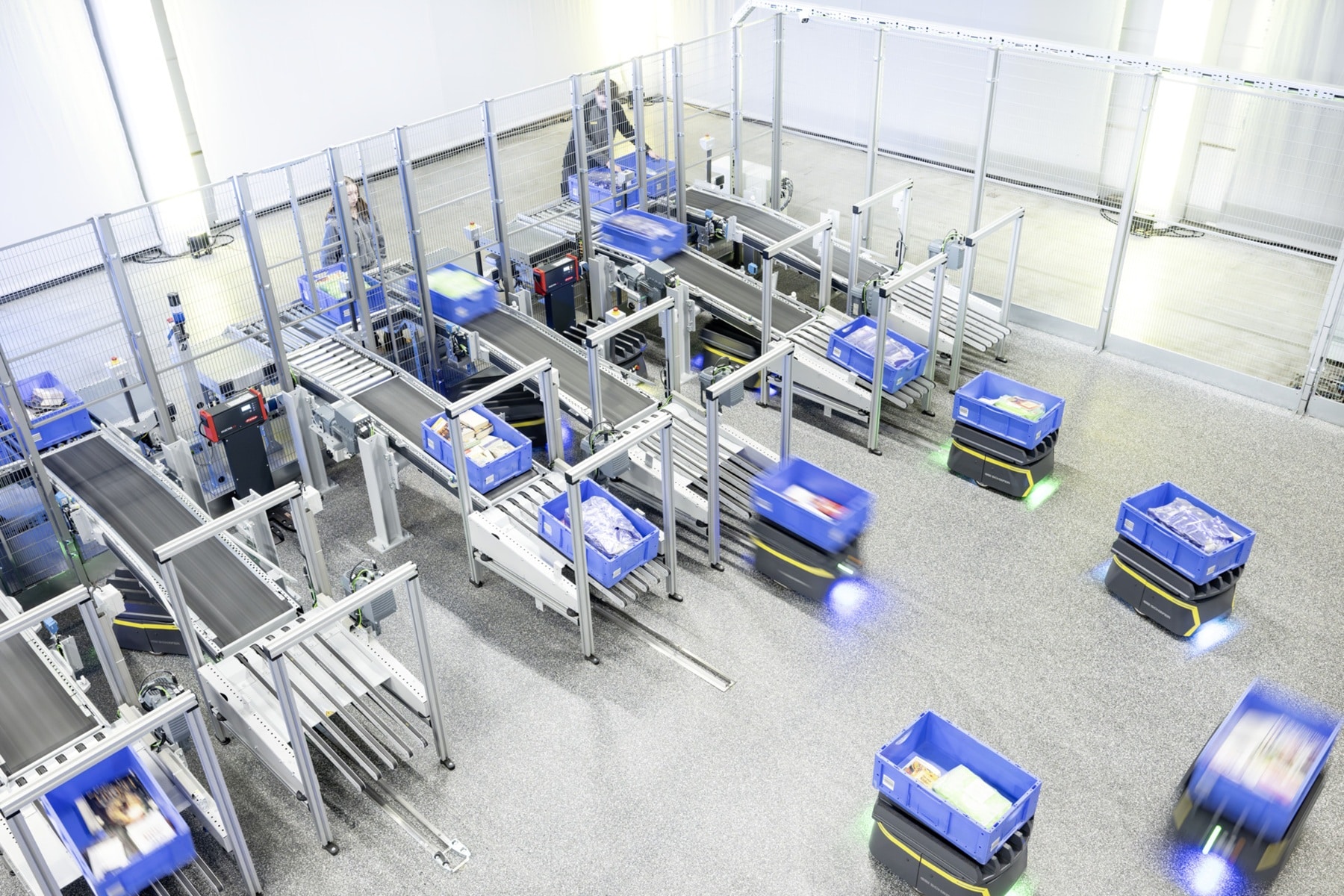 La solution FastBots s’appuie sur une flotte d’AMR. ©SSI Schaefer