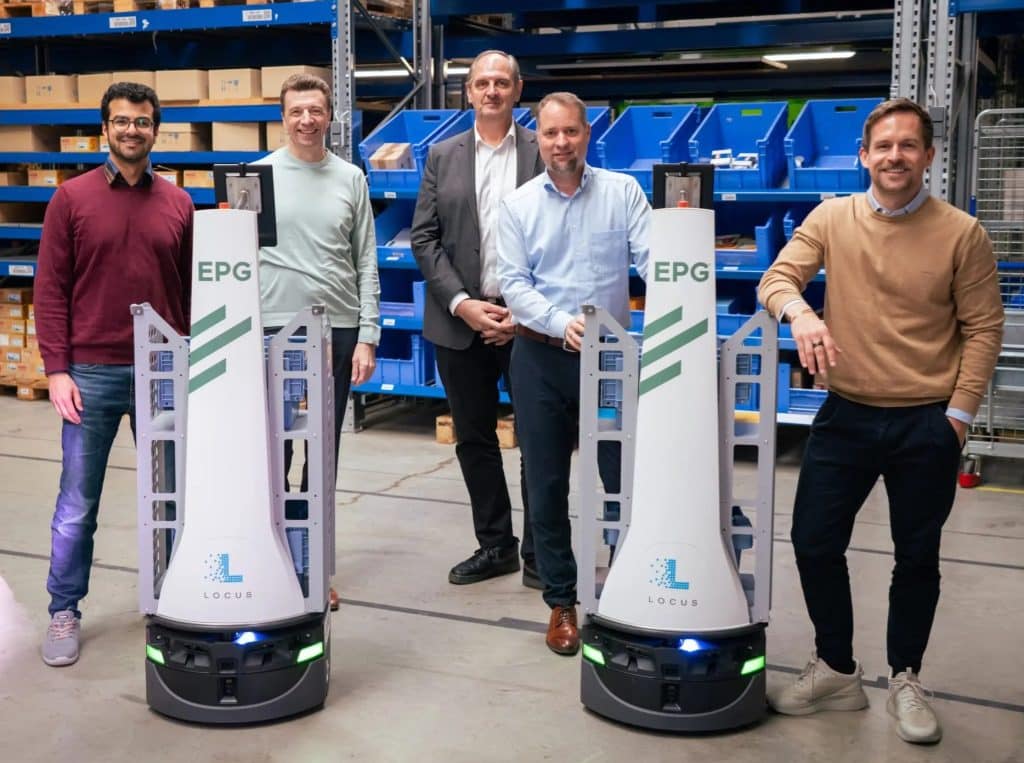 La logique du partenariat est d’assurer l’intégration entre le WMS d’EPG et la solution d’exécution de Locus Robotics. ©EPG