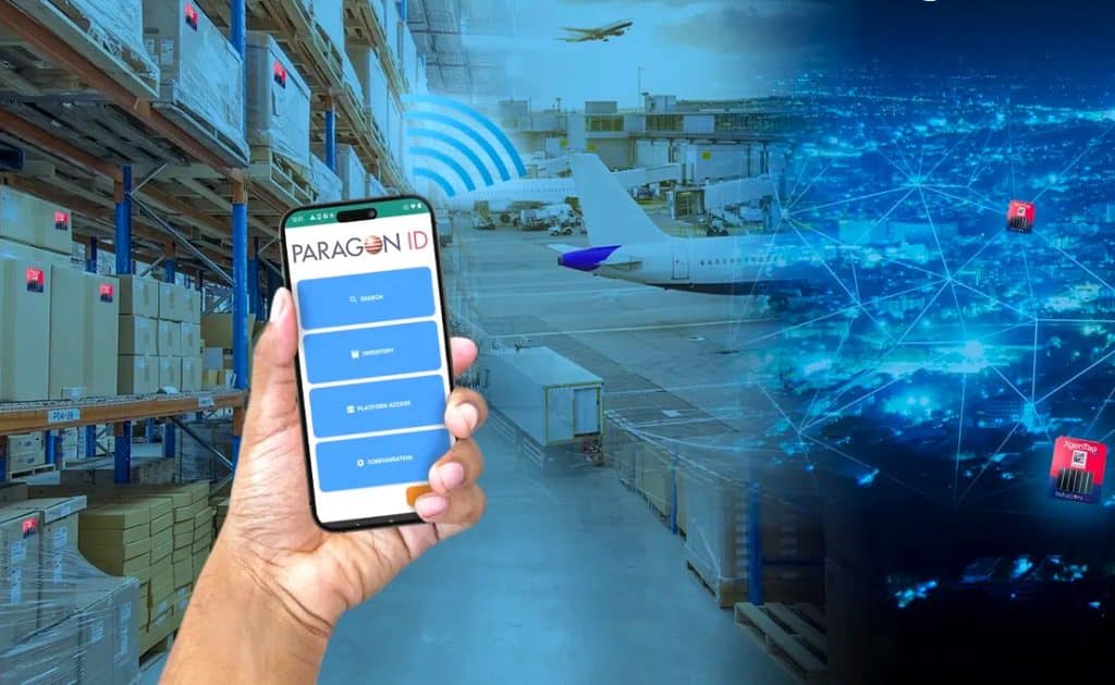 Cette nouvelle équation du tracking IoT repose sur l’association des étiquettes BLE de Paragon et du réseau mondial de Nodle mobilisant des millions de smartphones. ©Paragon / Nodle