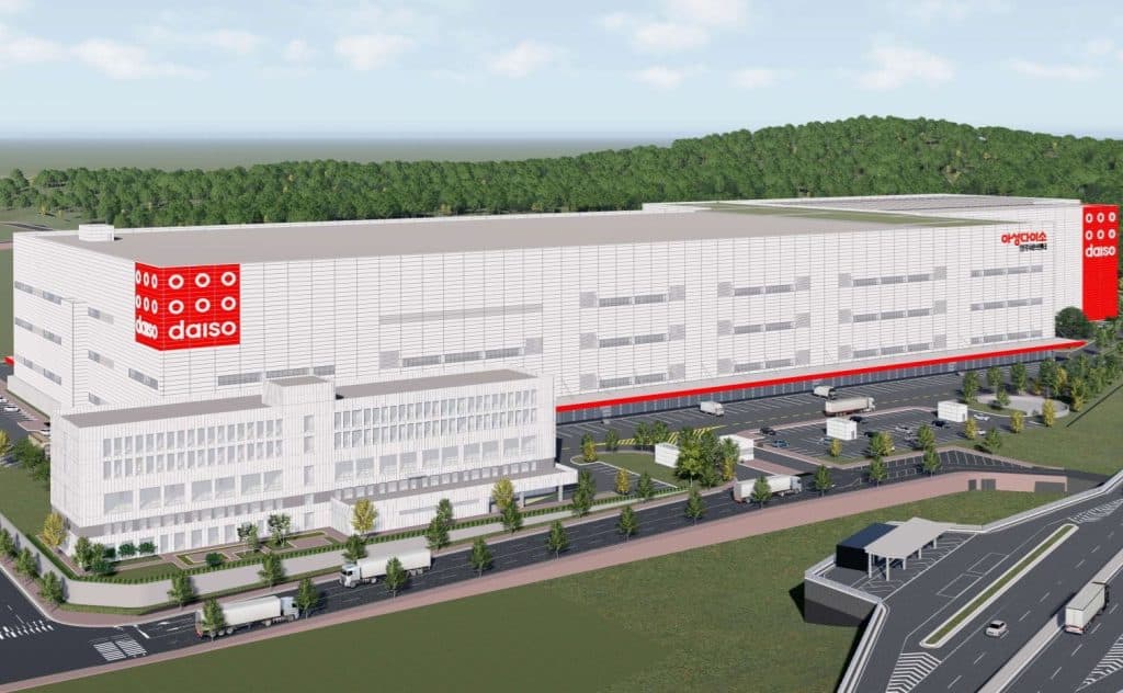 Le nouvel entrepôt de Asung Daiso doit être livré au second semestre 2028. ©DR