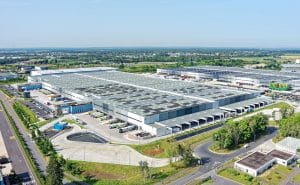 En 2022, l’entrepôt de 100.000 m² développé par Prologis pour Samada-Monoprix à Moissy-Cramayel avait décroché la certification BREEAM Outstanding avec un score record au niveau mondial, en poussant loin ses ambitions sur de multiples sujets, géothermie comprise. ©Prologis