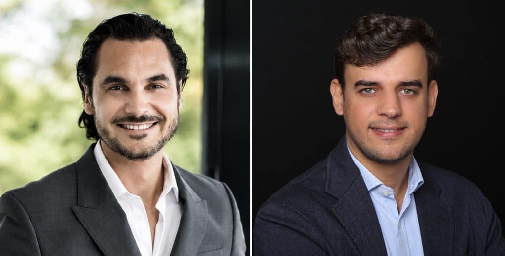 De G à D, Naïm Denis et Jean Delaunay, directeurs exécutifs adjoints de Mutual Logistics sur respectivement la France et l’Italie. ©Mutual Logistics